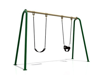 Set de Columpio Doble con estación para infantes PLAY-WD-040131